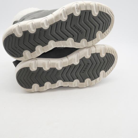 NEW Sorel Women's 5.5  Explorer II Carnival Cozy WP Insulated Boots Quarry Gray - Picture 8 of 9